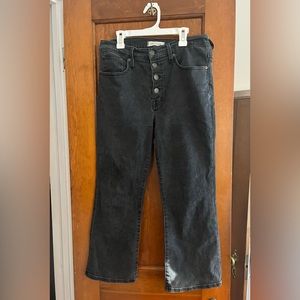 29P Madewell Cali Demi Boot Jeans - Black